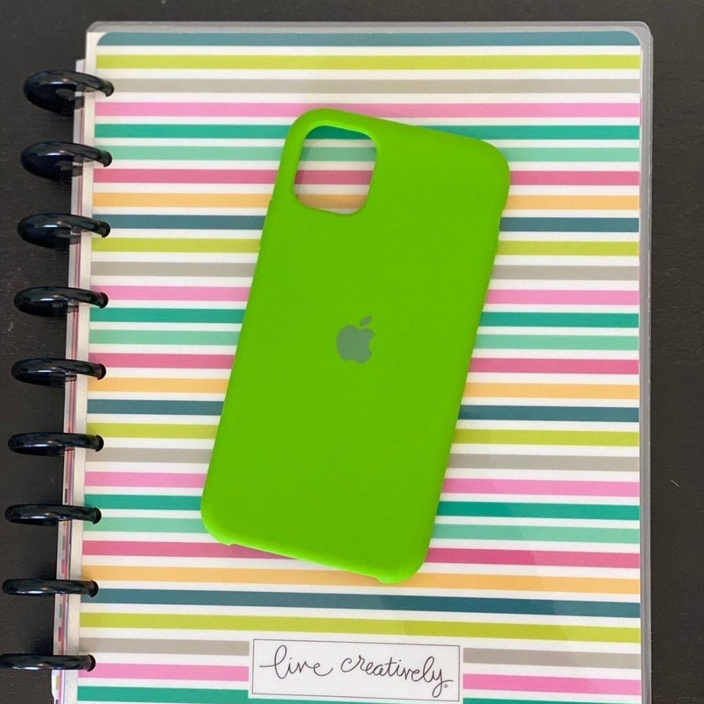iPhone 11 Silicone Case- lime Green